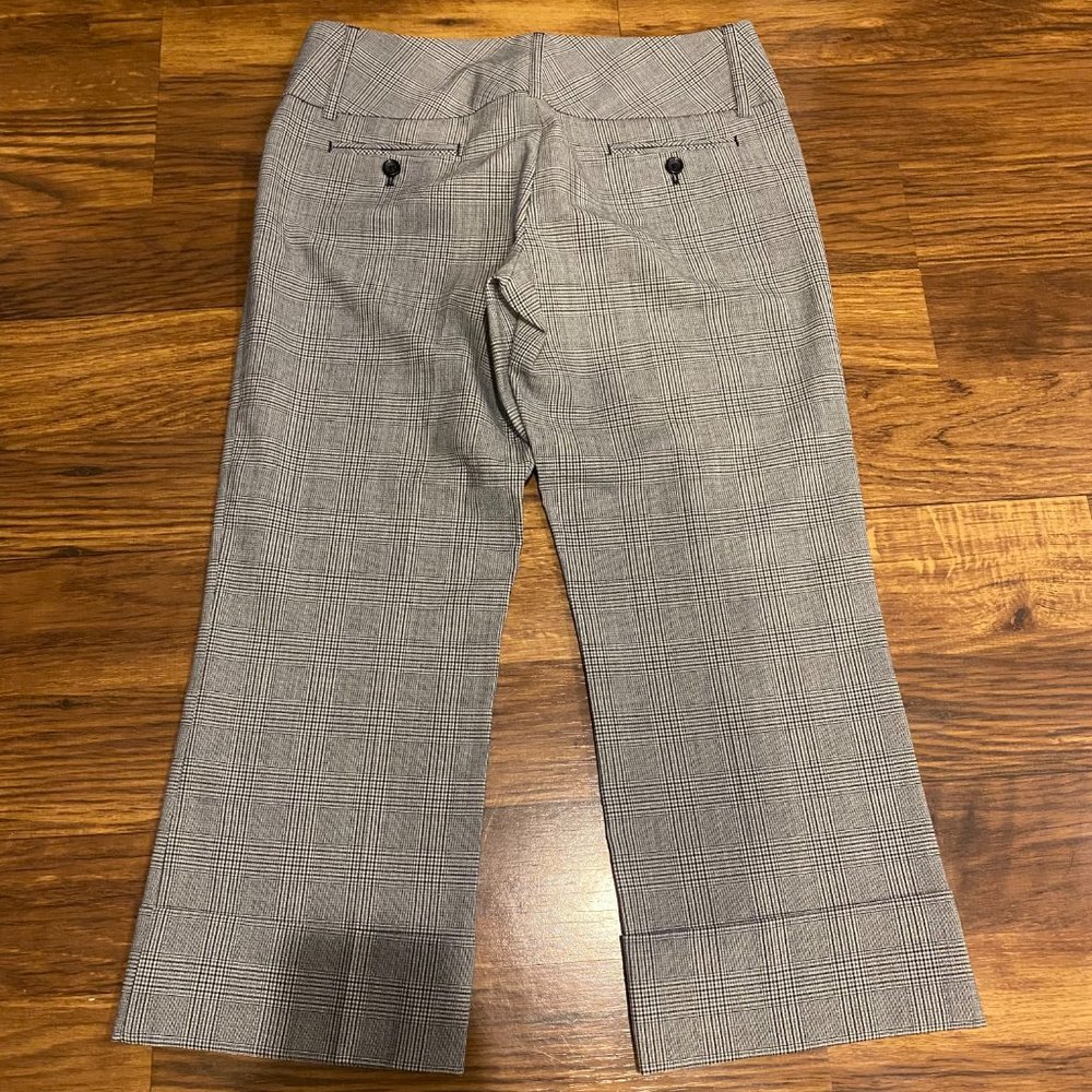 Express Design Studio Editor Grey Checkered Crop … - image 7